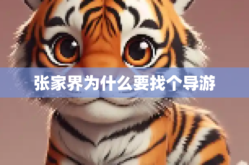 张家界为什么要找个导游