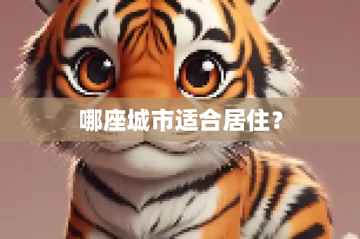 哪座城市适合居住？