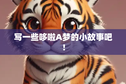 写一些哆啦A梦的小故事吧！