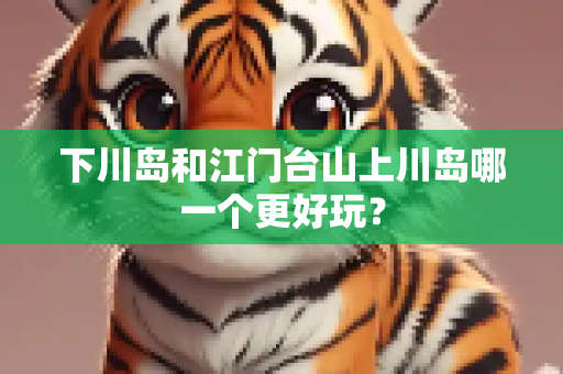 下川岛和江门台山上川岛哪一个更好玩？