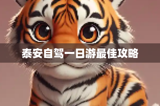 泰安自驾一日游最佳攻略