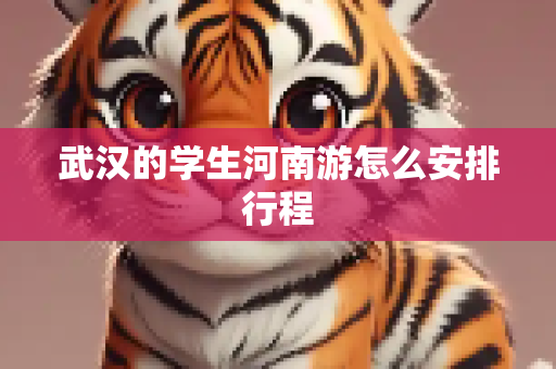 武汉的学生河南游怎么安排行程