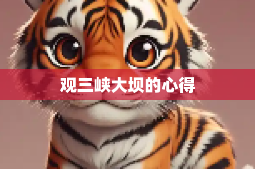 观三峡大坝的心得