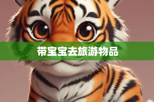 带宝宝去旅游物品