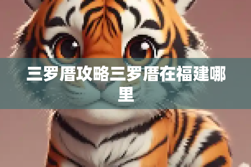三罗厝攻略三罗厝在福建哪里