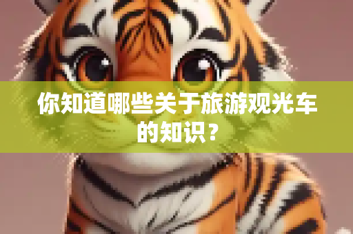 你知道哪些关于旅游观光车的知识？