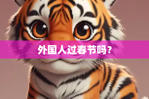 外国人过春节吗？