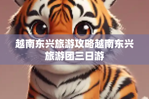 越南东兴旅游攻略越南东兴旅游团三日游