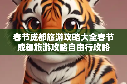 春节成都旅游攻略大全春节成都旅游攻略自由行攻略