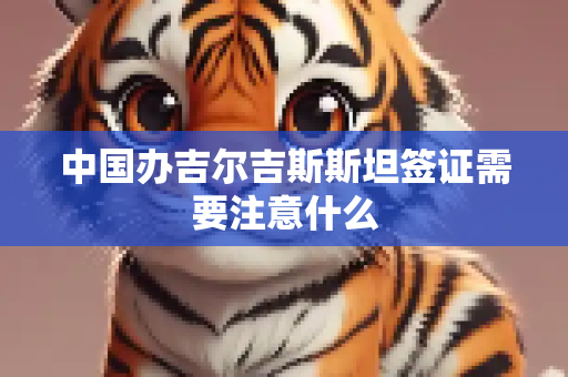 中国办吉尔吉斯斯坦签证需要注意什么