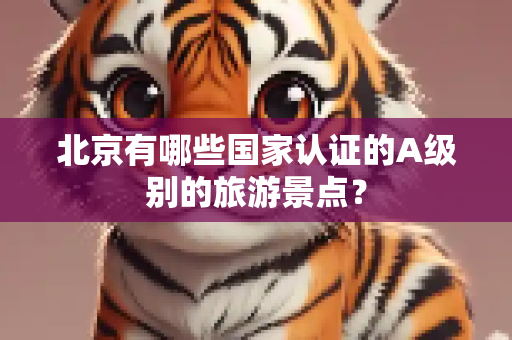 北京有哪些国家认证的A级别的旅游景点？