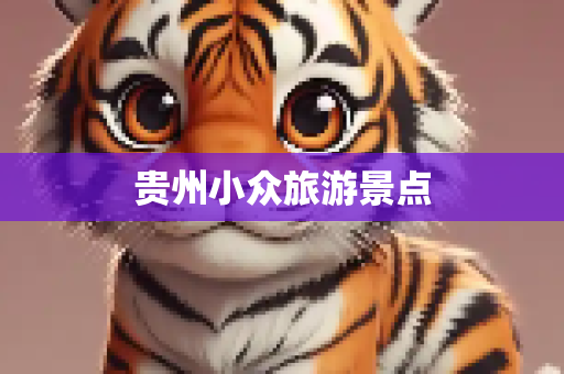 贵州小众旅游景点