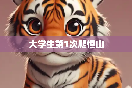 大学生第1次爬恒山