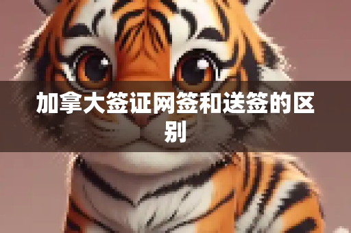 加拿大签证网签和送签的区别