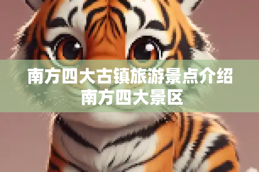 南方四大古镇旅游景点介绍 南方四大景区