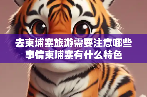 去柬埔寨旅游需要注意哪些事情柬埔寨有什么特色