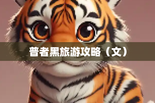 普者黑旅游攻略（文）