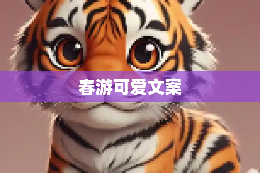 春游可爱文案