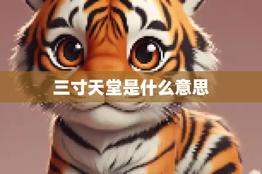 三寸天堂是什么意思