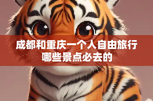成都和重庆一个人自由旅行哪些景点必去的