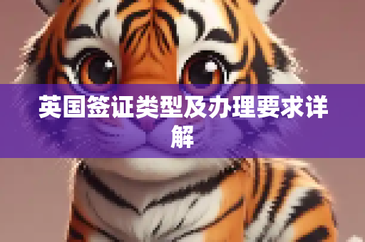 英国签证类型及办理要求详解