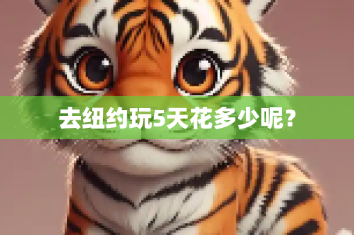 去纽约玩5天花多少呢？