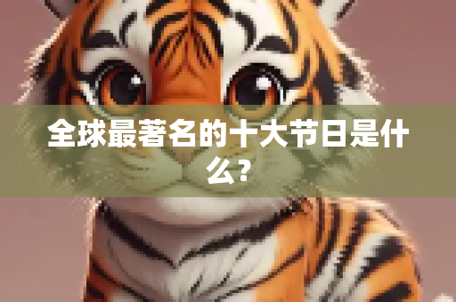 全球最著名的十大节日是什么？