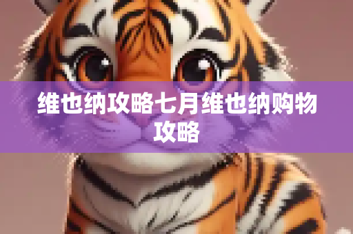 维也纳攻略七月维也纳购物攻略