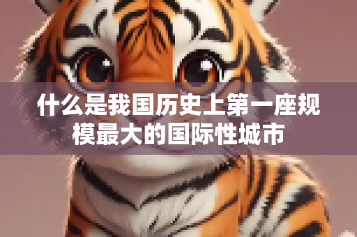 什么是我国历史上第一座规模最大的国际性城市