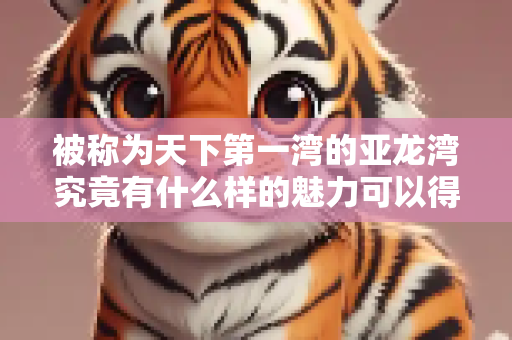 被称为天下第一湾的亚龙湾究竟有什么样的魅力可以得此盛名？