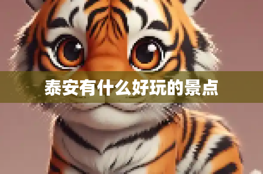 泰安有什么好玩的景点