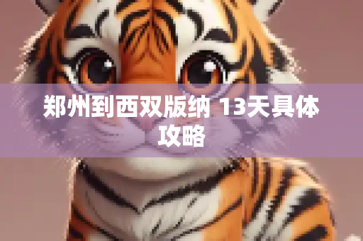 郑州到西双版纳 13天具体攻略